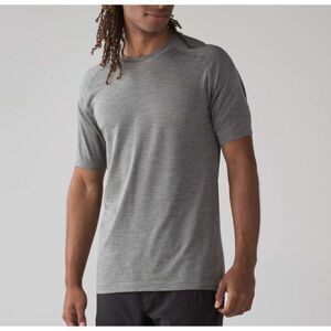Men Lululemon Metal Vent Tech Short Sleeve Raceway Grey Dark Gray Size XXL